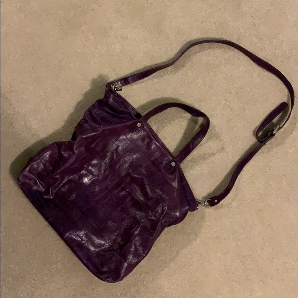 Gianni Charini Italian leather convertible bag